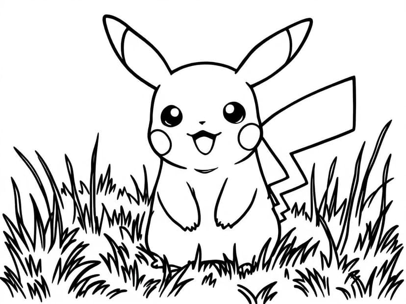 Coloring page of a fantasy creature